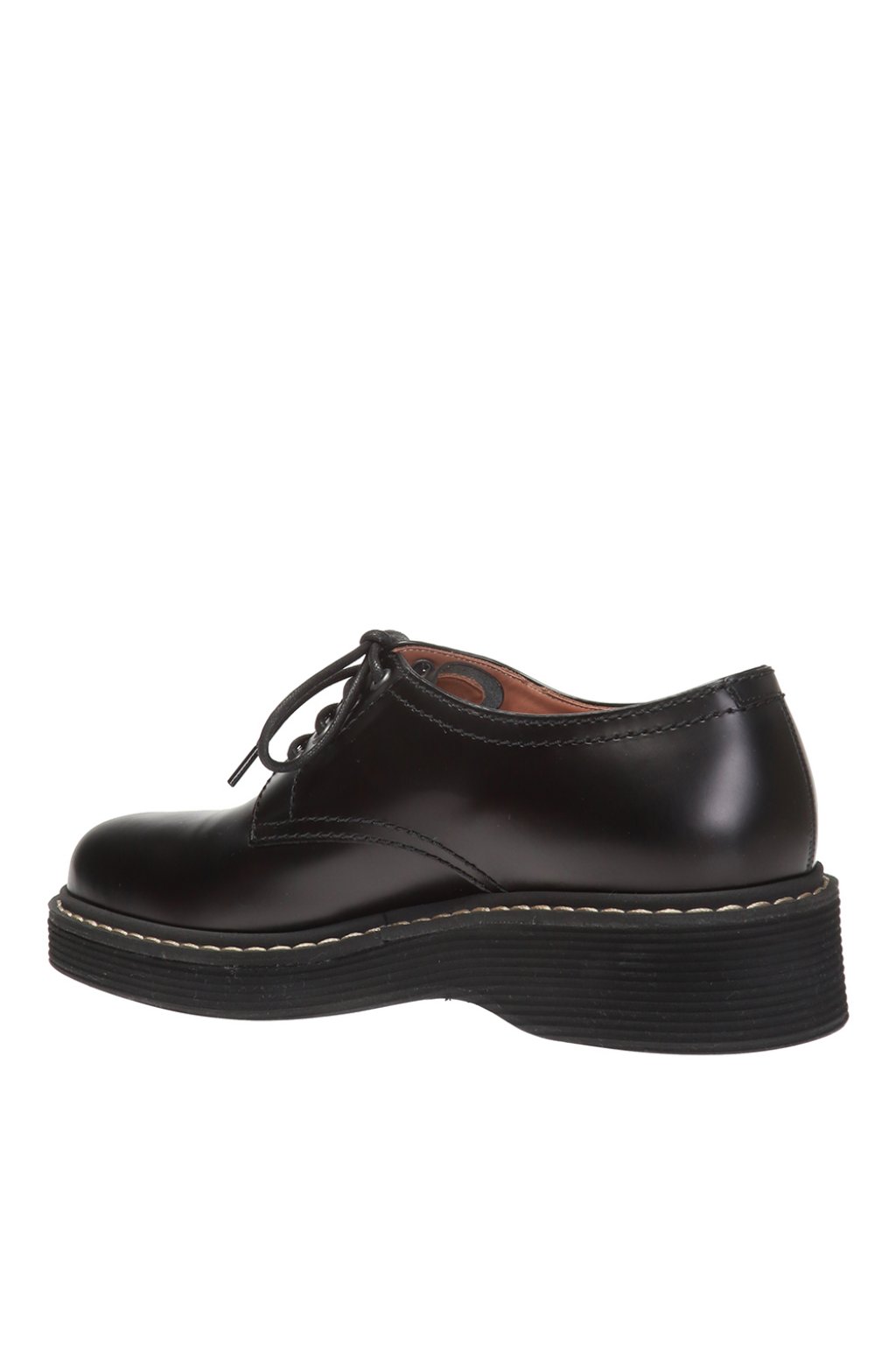 Black Stitching details lace-up shoes Marni - Vitkac Canada